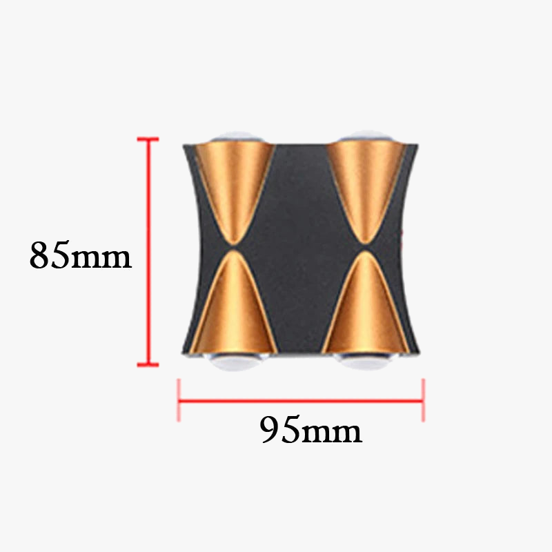 Applique murale — LED télescopique pour décoration intérieure et extérieure