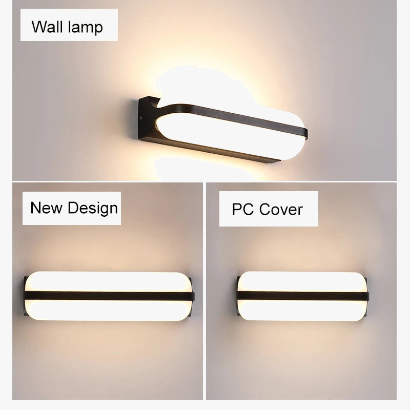 Applique murale — LED étanche double tête pour extérieur