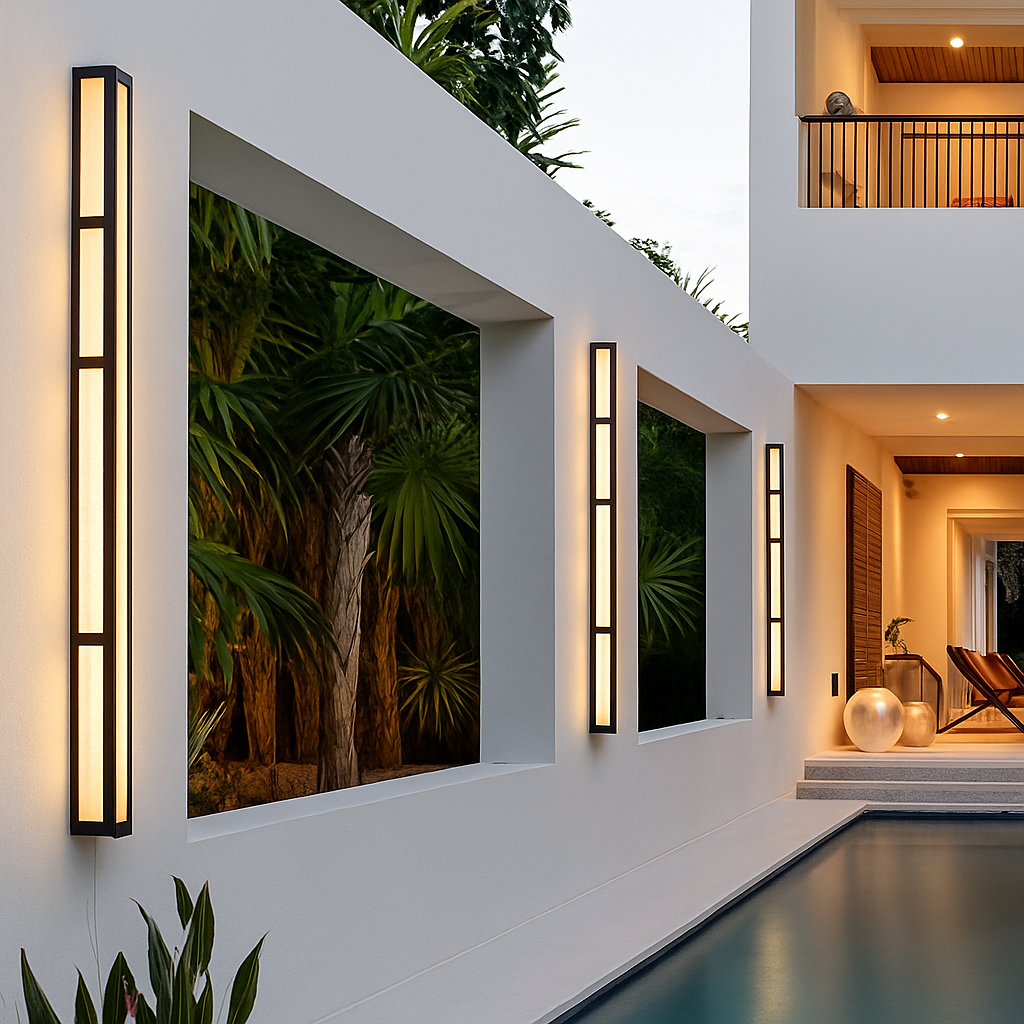 Applique murale — LED étanche extérieure bande luxe pour villa jardin projet décoration