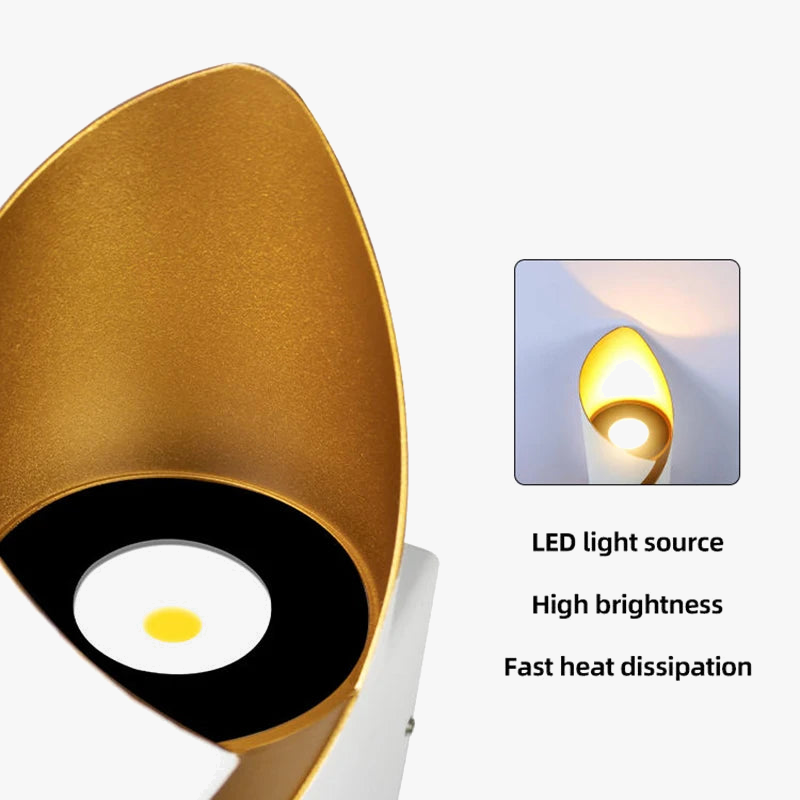 Applique murale — LED étanche moderne pour extérieur et intérieur
