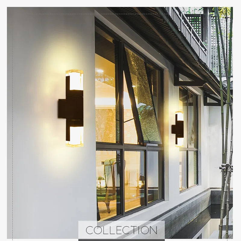 Applique murale — LED étanche pour éclairage de jardin extérieur