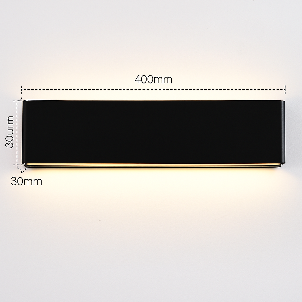 Applique murale — LED étanche pour extérieur en aluminium
