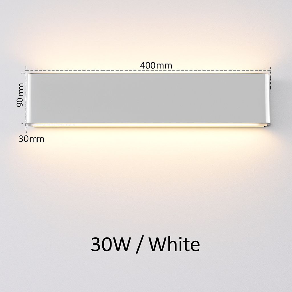 Applique murale — LED étanche pour extérieur en aluminium