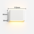 Applique murale — LED étanche pour extérieur en aluminium