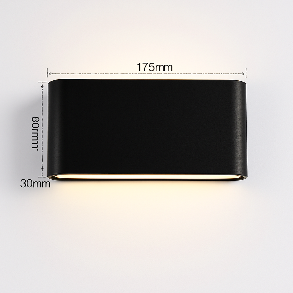 Applique murale — LED étanche pour extérieur en aluminium