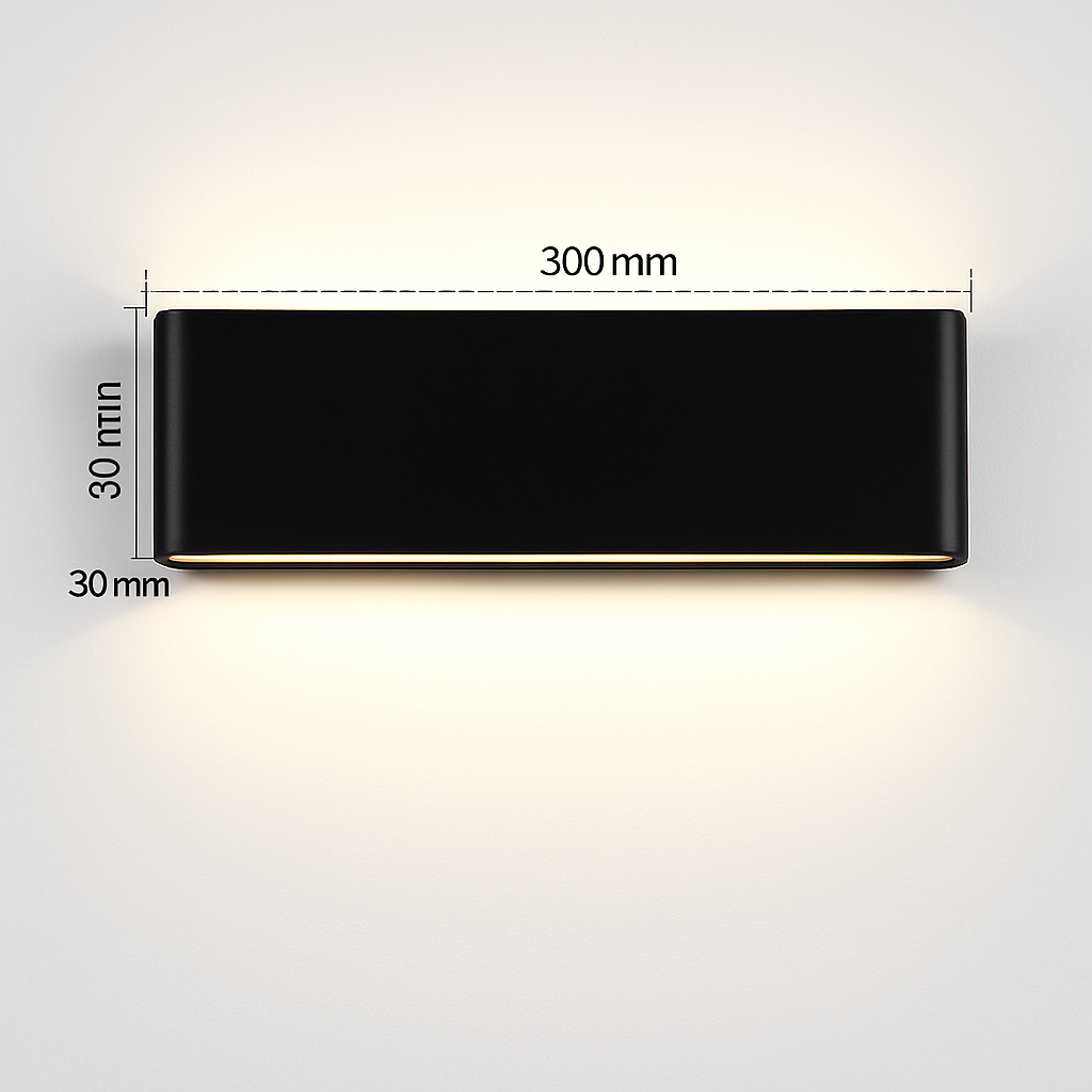 Applique murale — LED étanche pour extérieur en aluminium