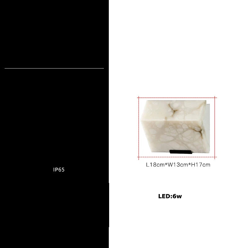 Applique murale — LED étanche pour intérieur et extérieur géométrique