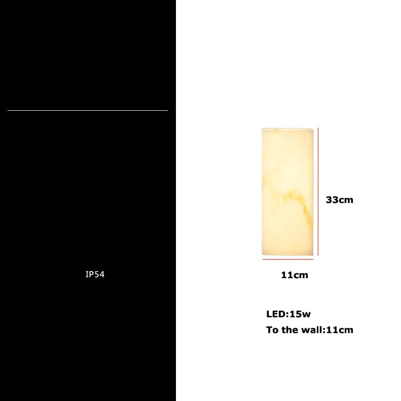 Applique murale — LED étanche pour intérieur et extérieur géométrique