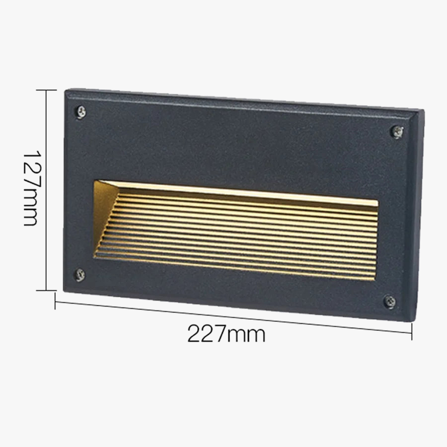 Applique murale — LED étanche pour jardin et escaliers