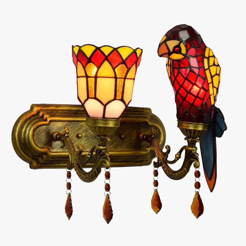 Applique murale — LED tiffany pour décoration intérieure originale