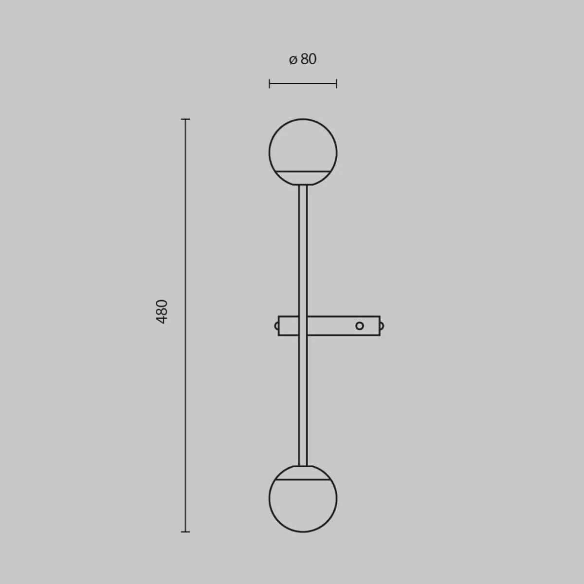 Applique murale Touch (cercle)