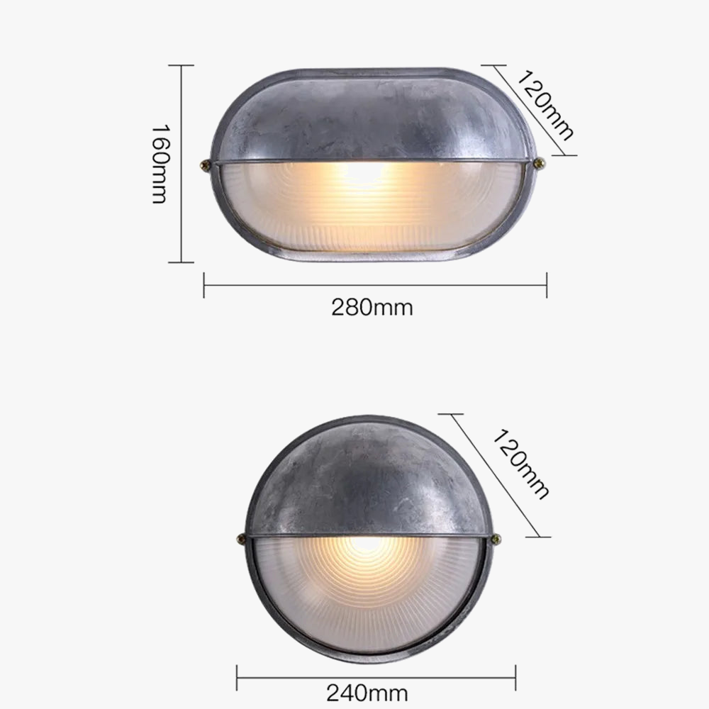 Applique murale — LED vintage étanche antirouille pour extérieur
