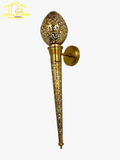 Applique murale marocaine sculptée torche exotique à led pour intérieur Théophile Étude - Présence Sculpturale & Esprit Décoratif