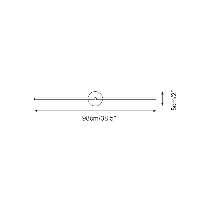 Applique Murale Minimaliste Linéaire Tige Double Accent Moderne Style - 16