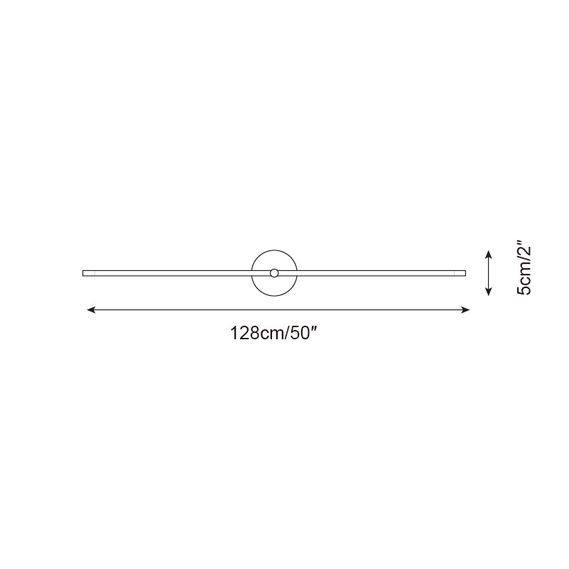 Applique Murale Minimaliste Linéaire Tige Double Accent Moderne Style - 17