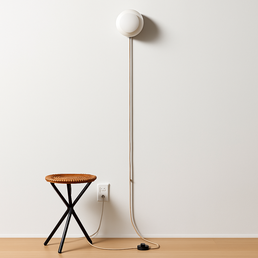Applique murale moderne boule avec interrupteur décoratif intérieur Ulysse Auréole en Verre - Le Charme du Verre dans le Décor