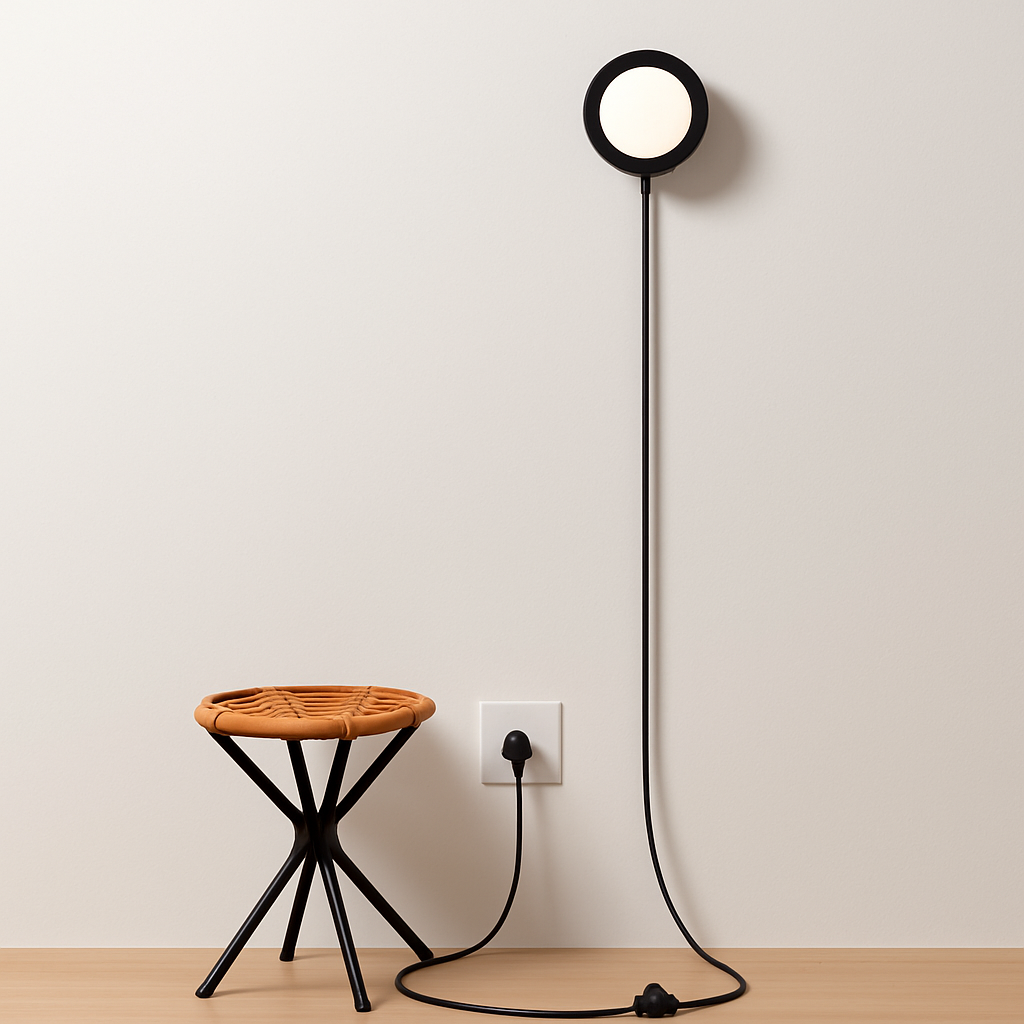 Applique murale moderne boule avec interrupteur décoratif intérieur Ulysse Auréole en Verre - Le Charme du Verre dans le Décor