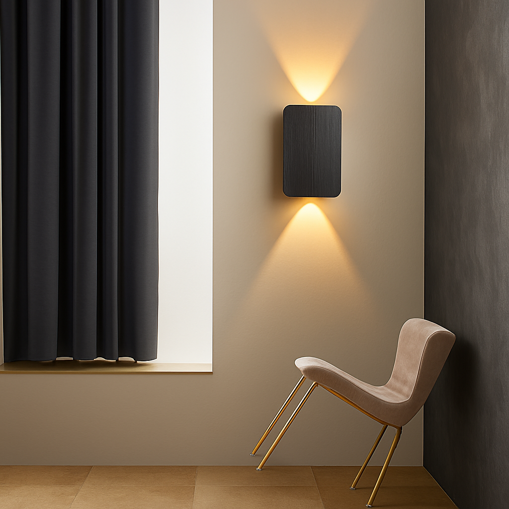 Applique murale — Moderne en aluminium brossé pour éclairage intérieur