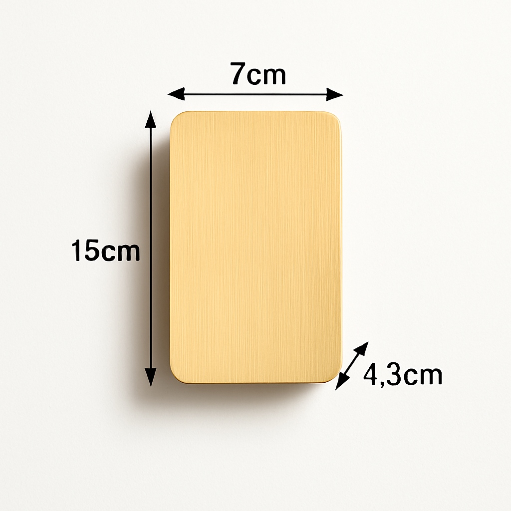 Applique murale — Moderne en aluminium brossé pour éclairage intérieur