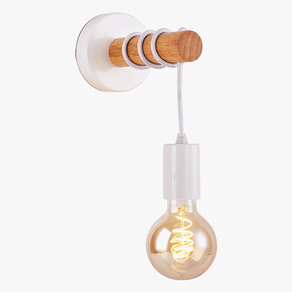 Applique murale — Moderne en bois pour éclairage intérieur et extérieur