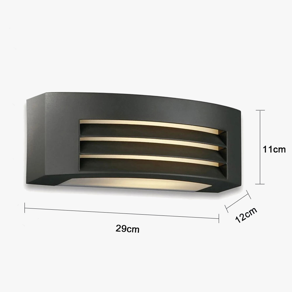 Applique murale — Moderne étanche en aluminium pour extérieur