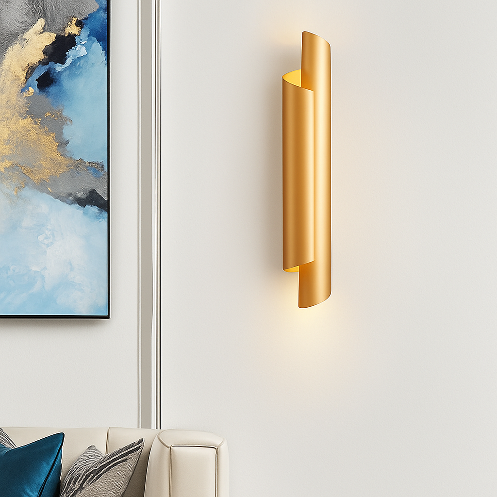 Applique murale — Moderne tube rond pour intérieur élégant