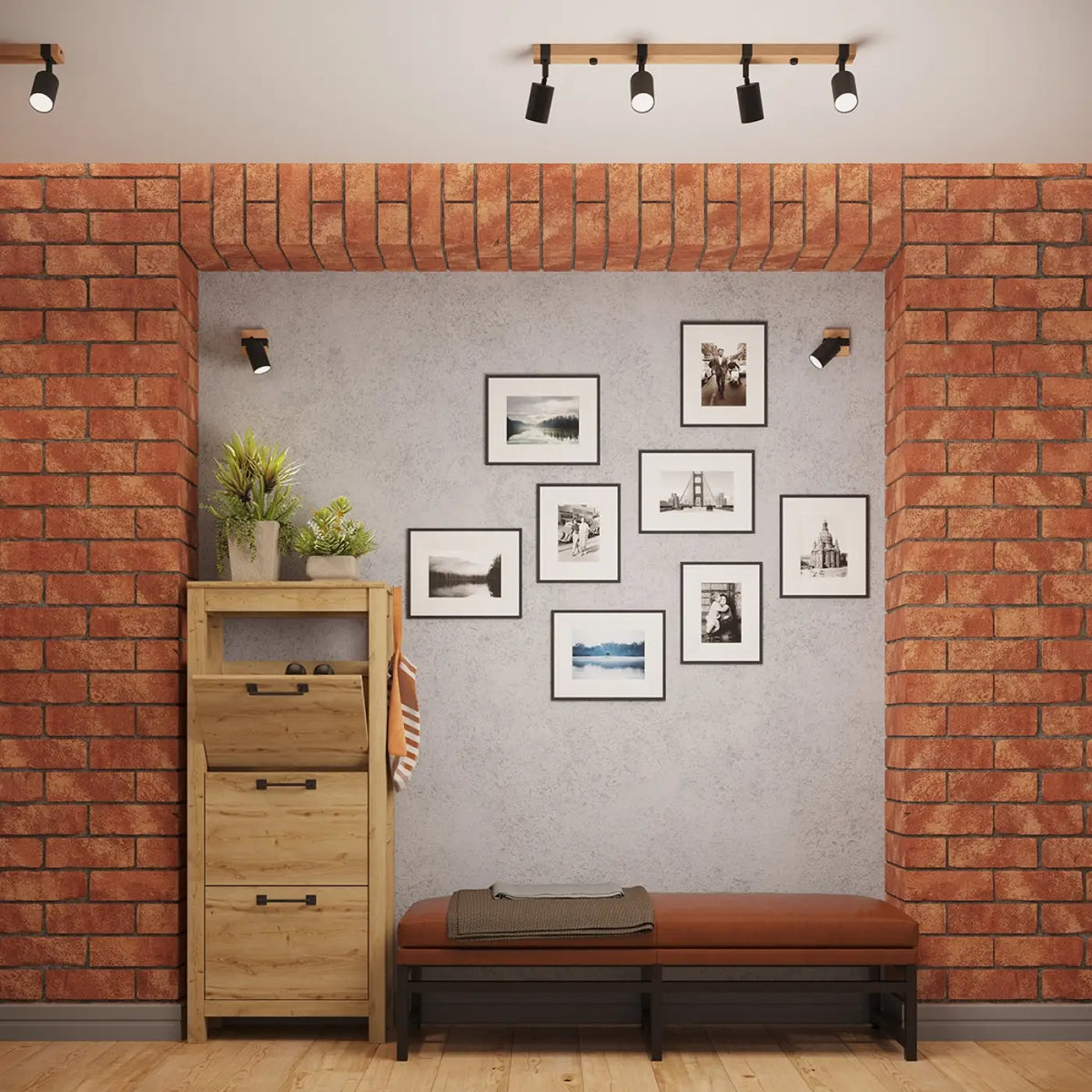 Applique murale Fager 1 (noir)
