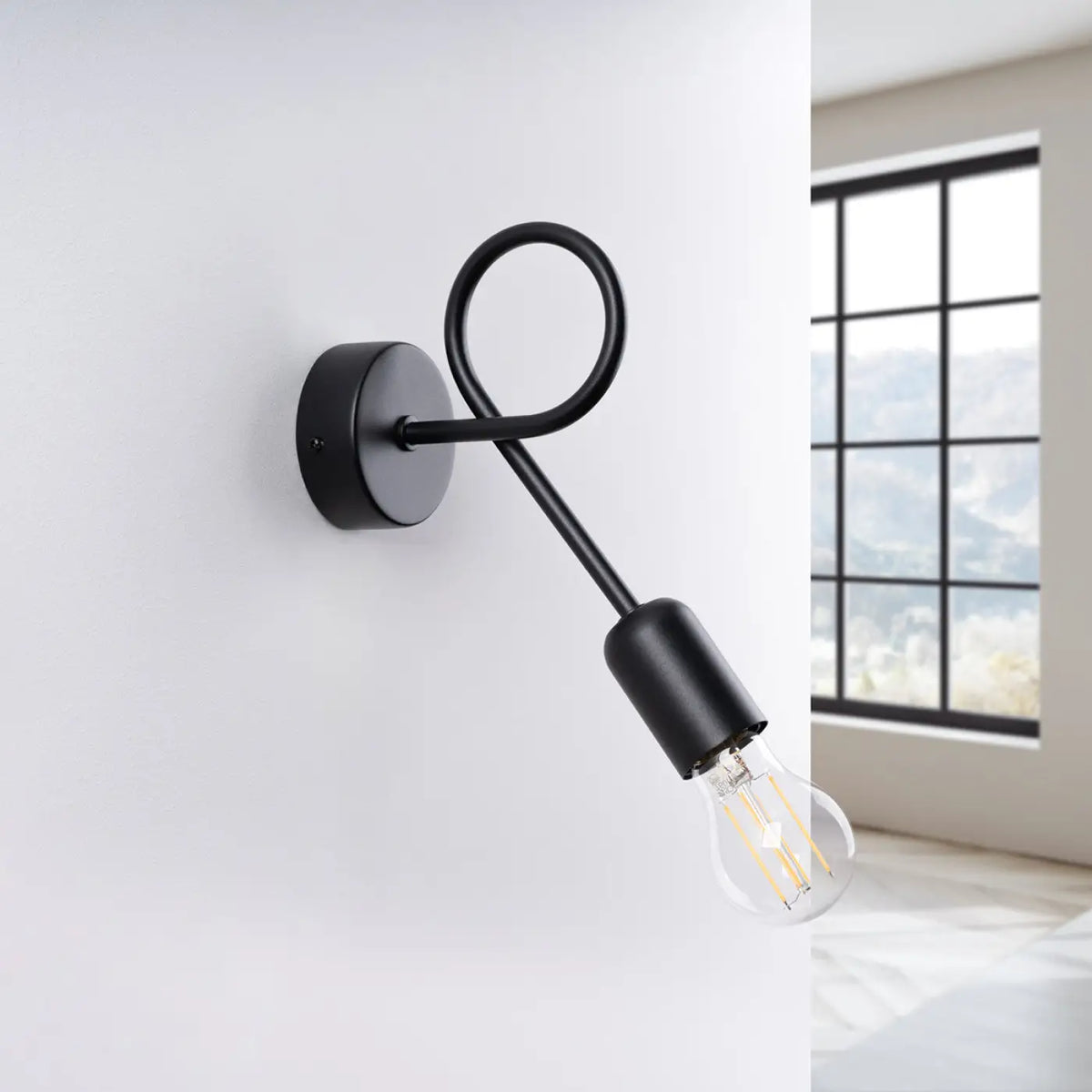 Applique murale Loop (noir)