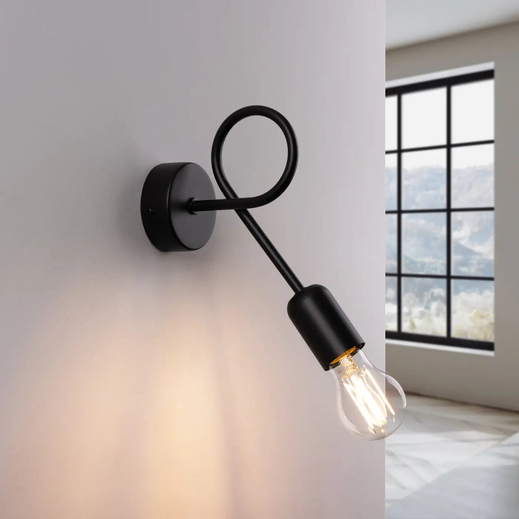 Applique murale Loop (noir)