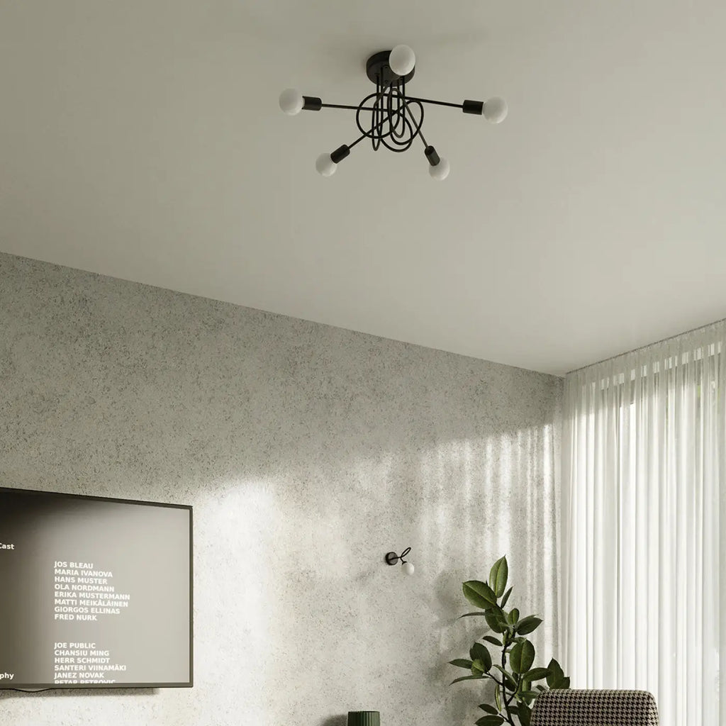 Applique murale Loop (noir)
