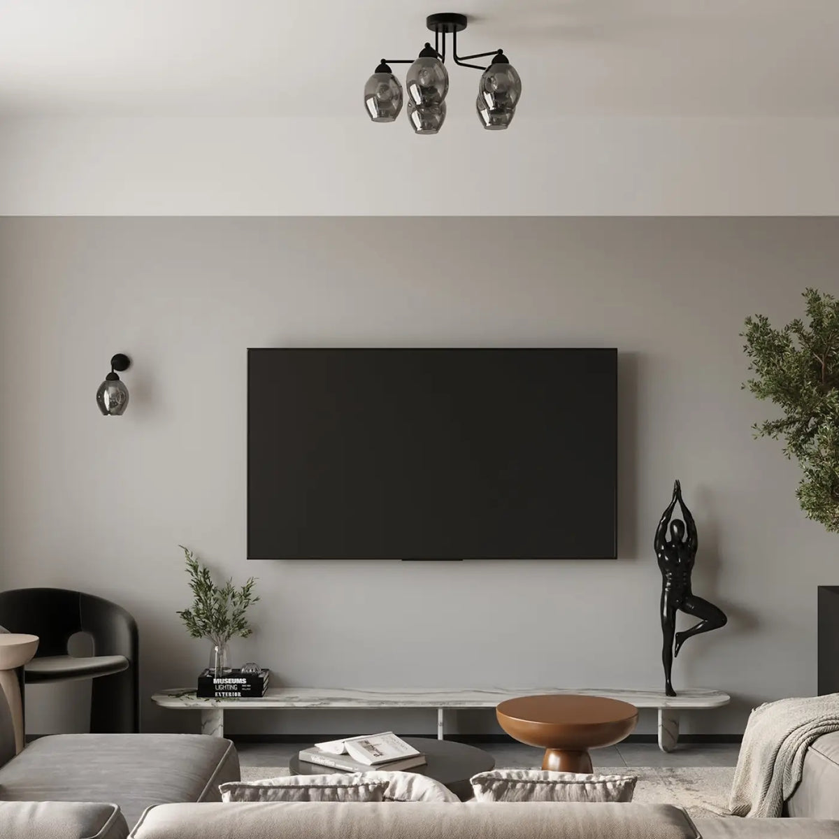 Applique murale Fillan 1 (noir)