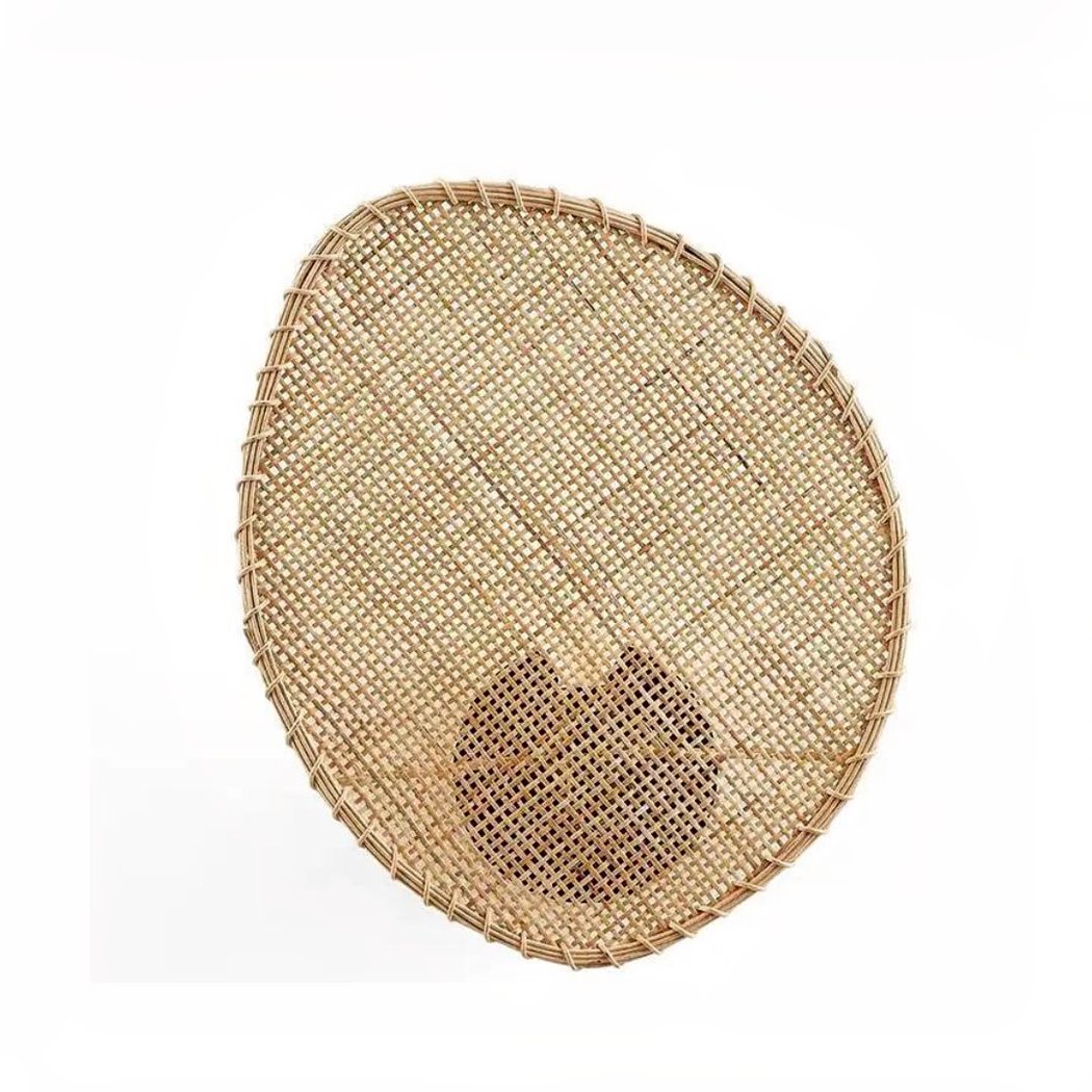 Applique murale design en cannage de style bohème en lot de 2 – Avelin Dune