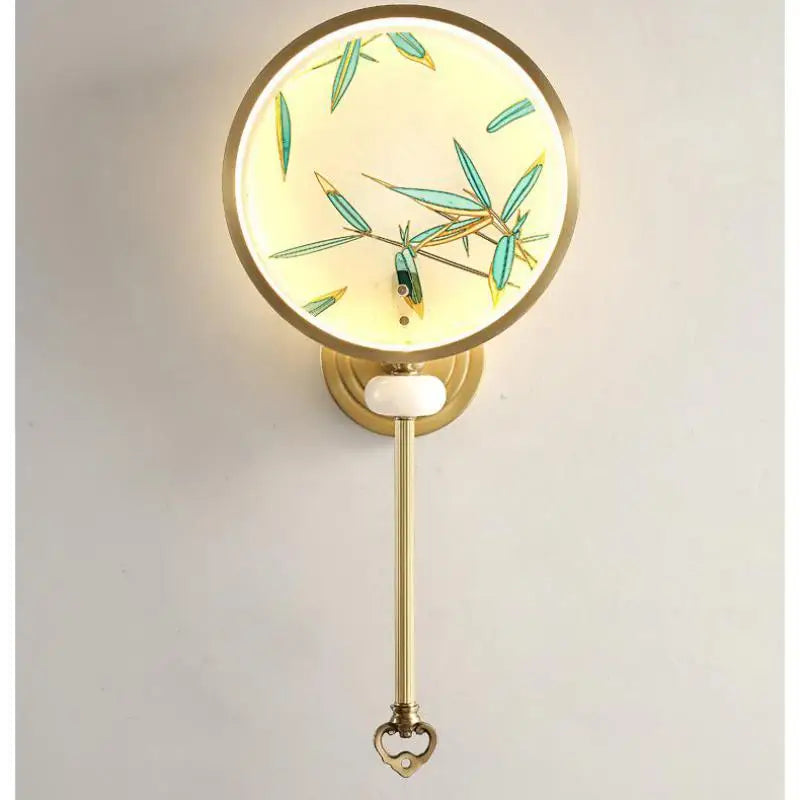 Applique murale — Rétro en cuivre émaillé pour éclairage intérieur et extérieur