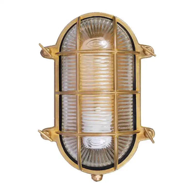Applique murale — Rétro en laiton style industriel étanche pour extérieur
