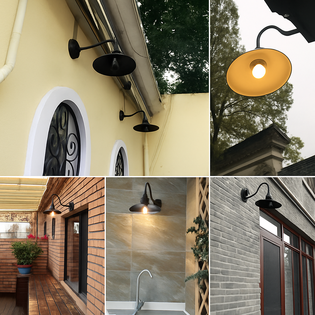 Applique murale — Rétro style industriel pour intérieur et extérieur