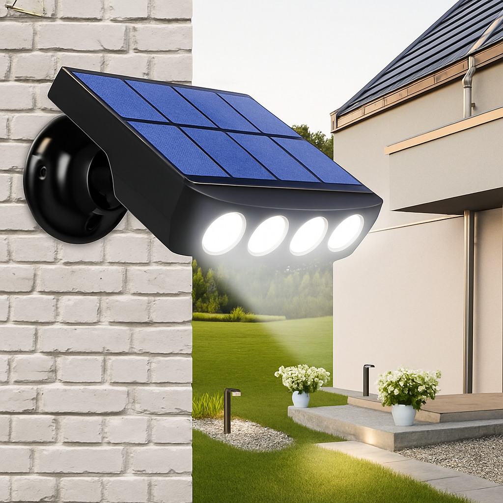 Applique murale — Solaire extérieure capteur de mouvement IP8 étanche LED de jardin lampe solaire projecteur pour jardin chemin rue
