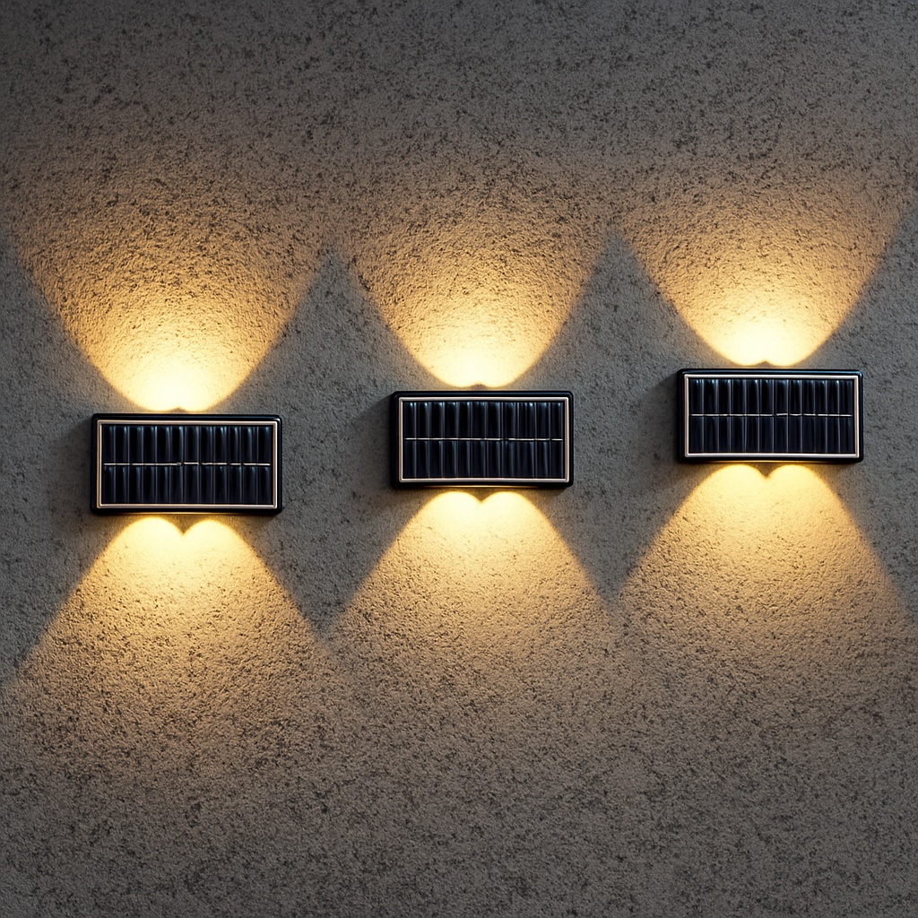 Applique murale — Solaire extérieure LED étanche pour jardin et balcon