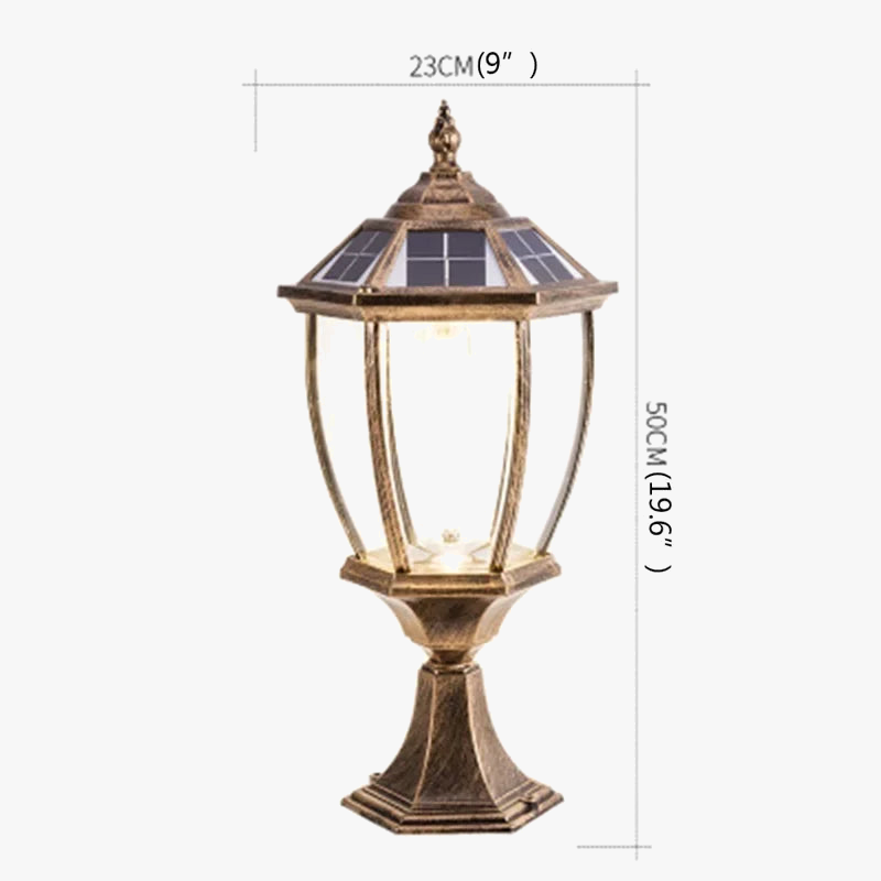 Applique murale — Solaire extérieure LED étanche pour jardin et cour