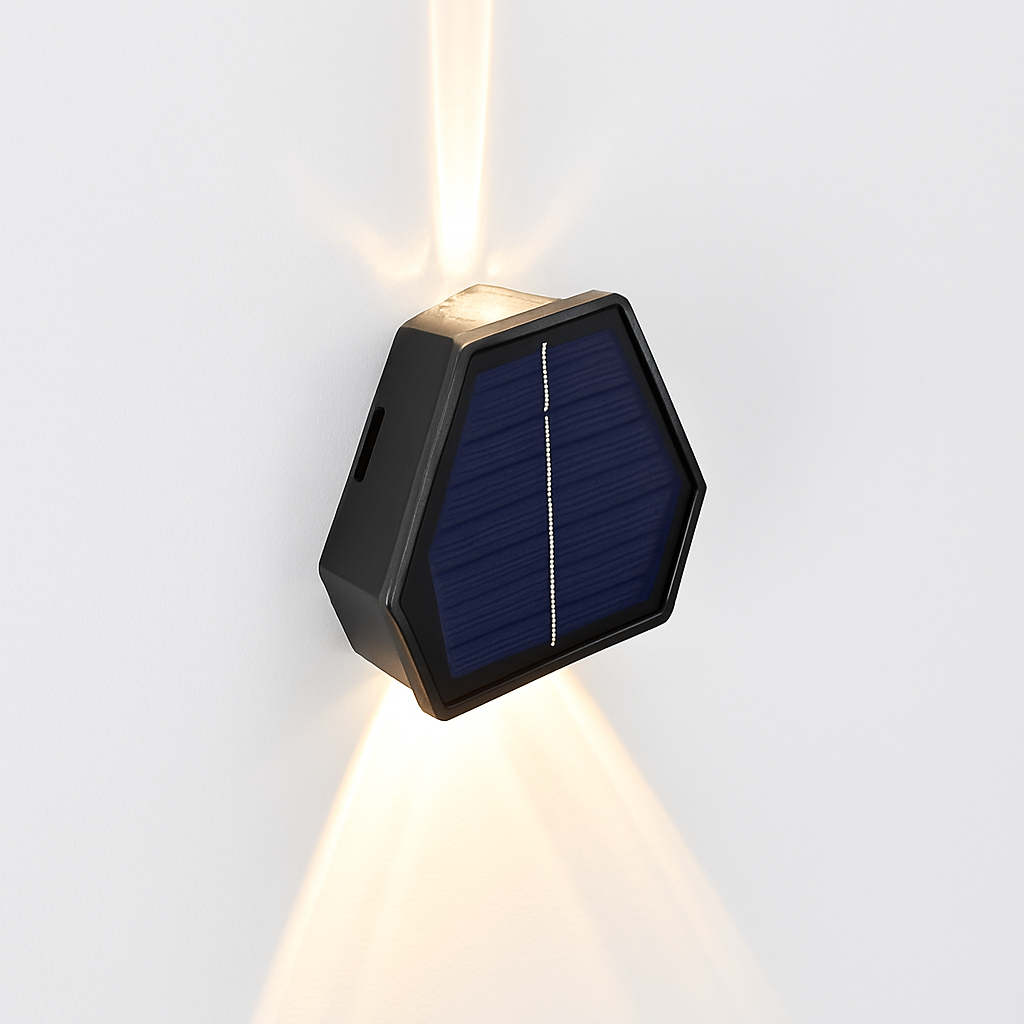 Applique murale — Solaire LED extérieure étanche pour jardin