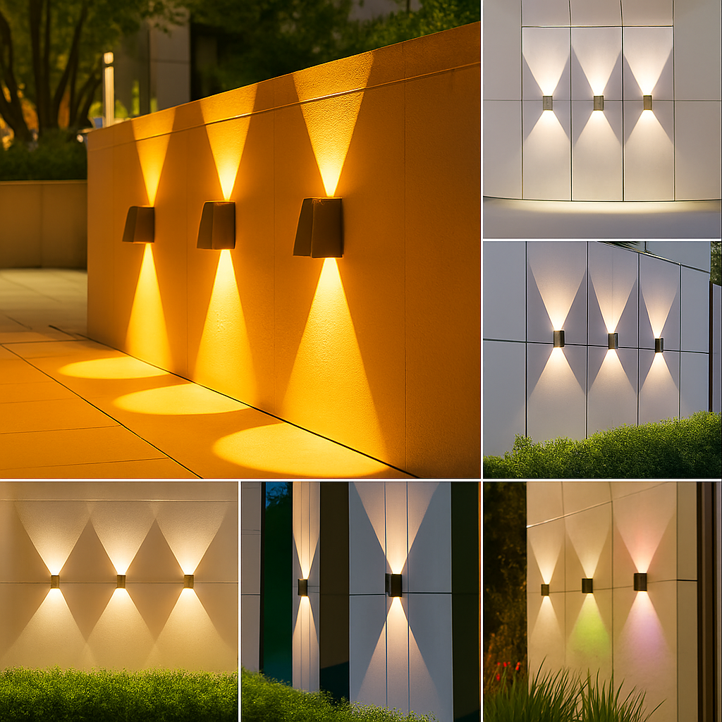 Applique murale — Solaire pour jardin éclairage extérieur décoratif