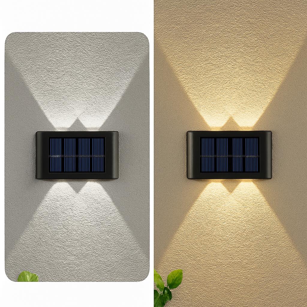 Applique murale — Solaire étanche pour décoration extérieure jardin