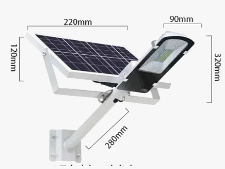 Applique murale — Solaire étanche pour jardin extérieur éclairage puissant