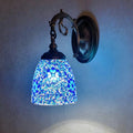 Applique murale style oriental aux reflets bleus – Orélian Arabesque