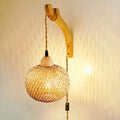 Applique murale suspendue en bambou – Cléor Arabesque
