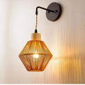 Applique murale suspendue en corde de chanvre dans le style bohème – Avelin Arabesque