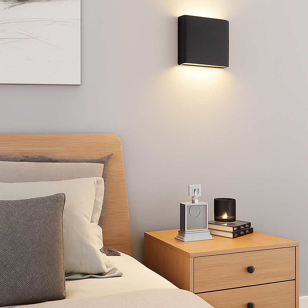 Applique murale — Étanche moderne à double tête pour extérieur