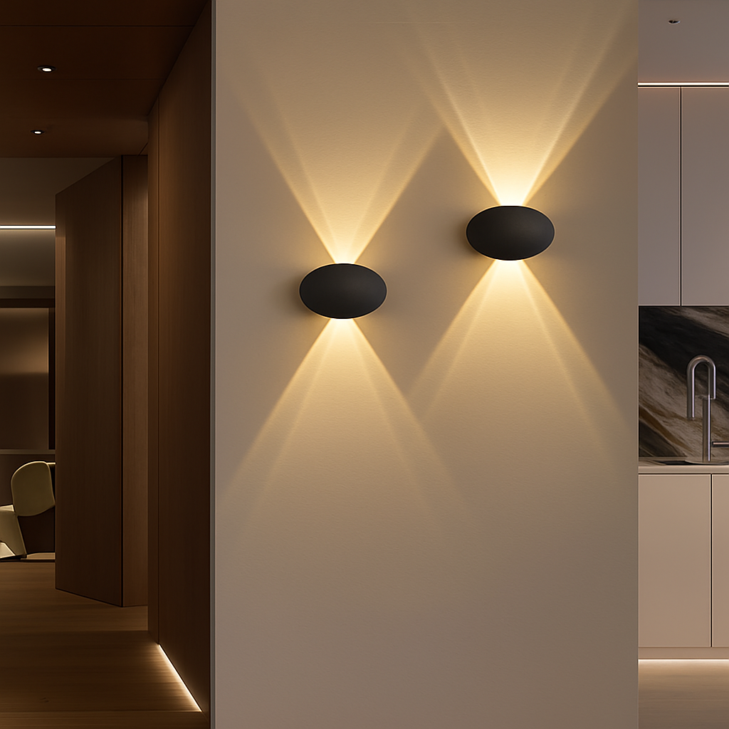 Applique murale — Étanche pour intérieur et extérieur lumière chaude