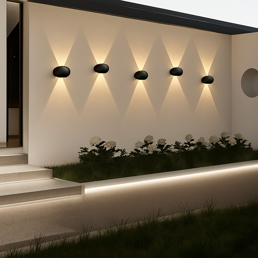 Applique murale — Étanche pour intérieur et extérieur lumière chaude