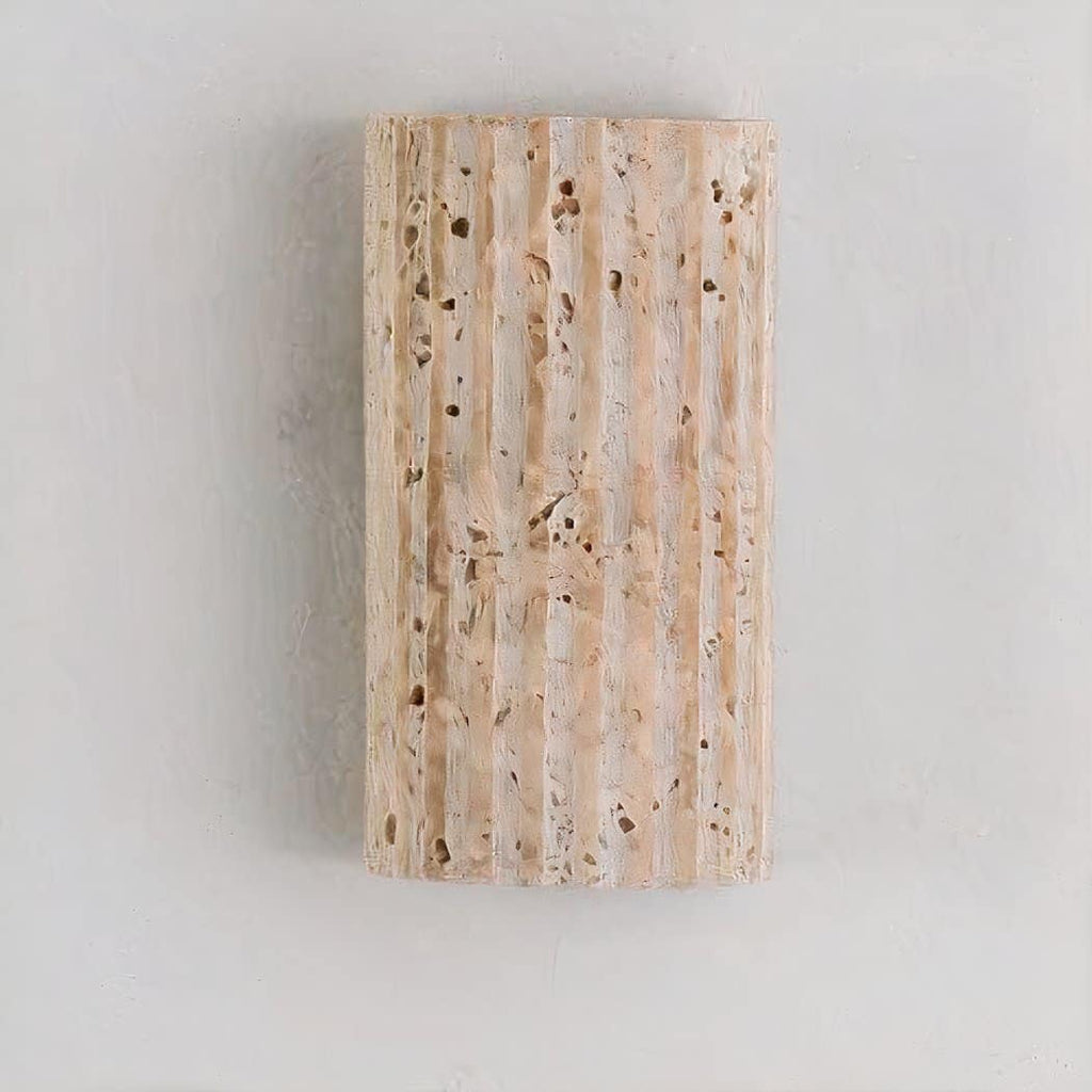 Applique murale verticale en pierre naturelle dans le style bohème – Cléor Aube