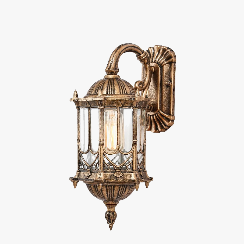 Applique murale — Vintage en bronze pour extérieur étanche